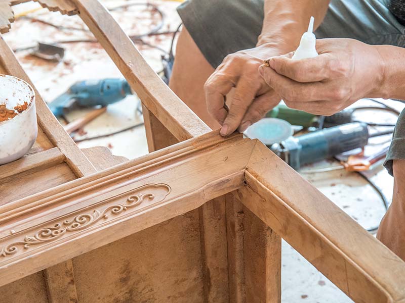 赫山旧家具翻新改色怎么做