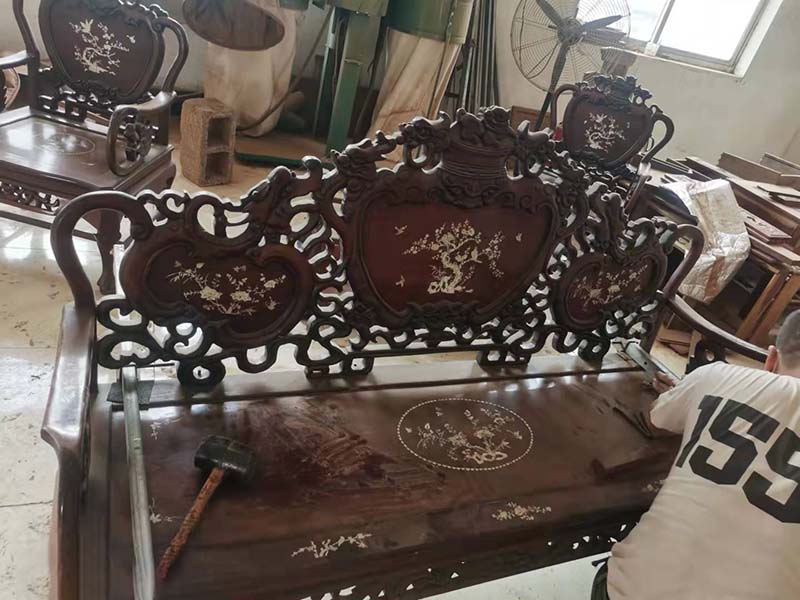 赫山旧红木家具保养