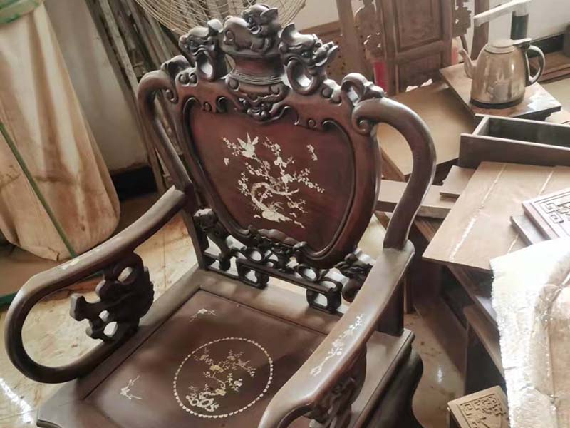 赫山旧红木家具维修